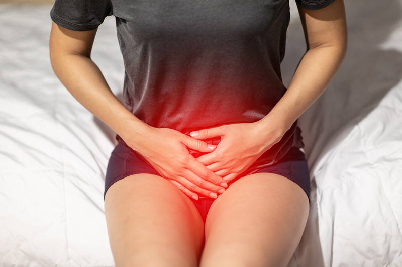 Woman-in-pain-from-pelvic-organ-prolapse