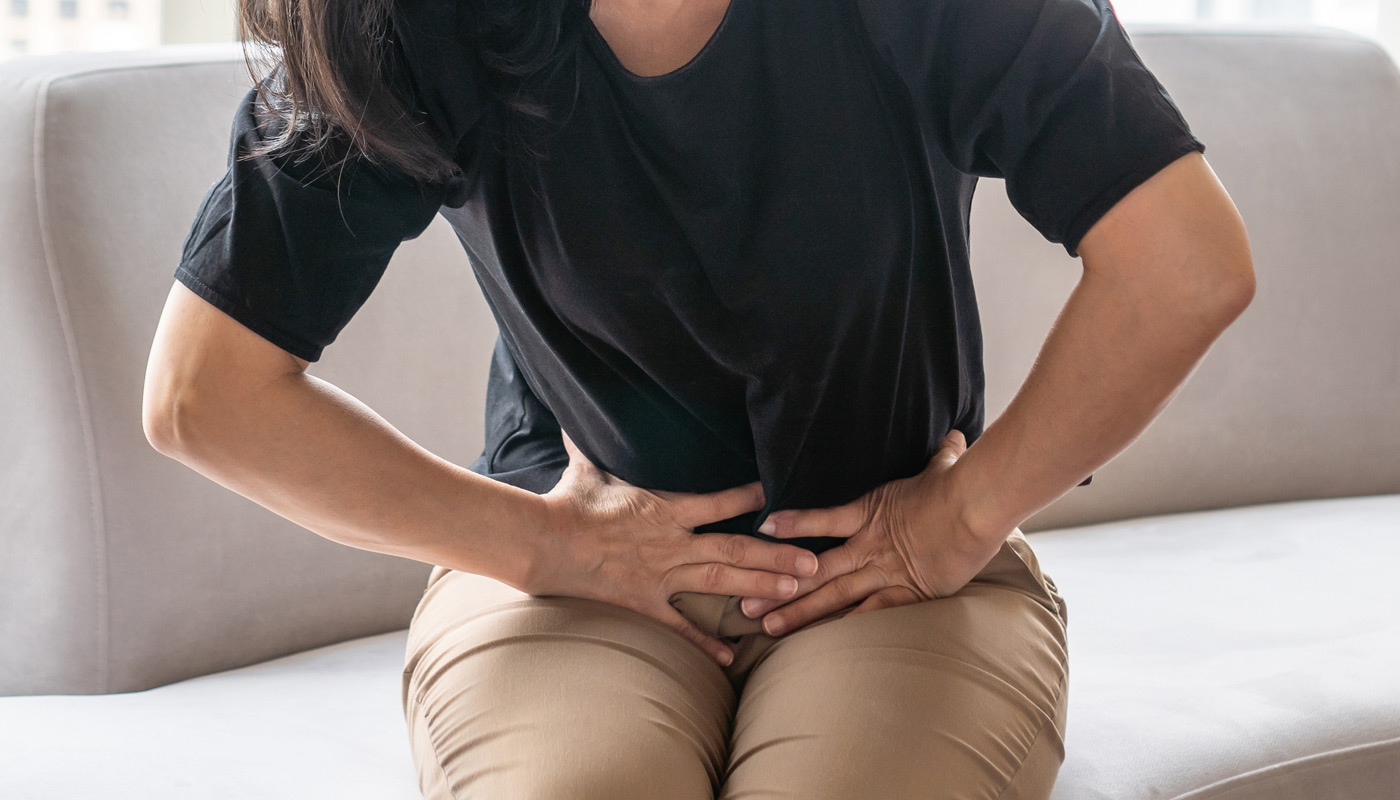 Woman-in-pain-from-uterine-prolapse